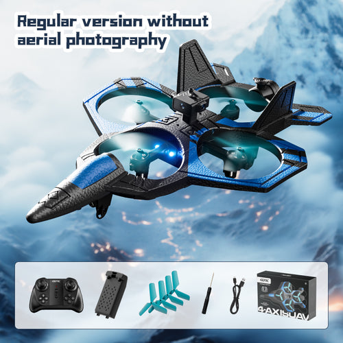4D-V46 4-Axis Spray Combat Drone | 6K/8K Camera & Obstacle Avoidance Fighter Jet for All Ages