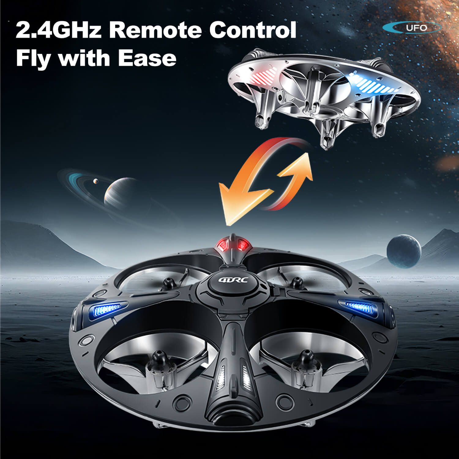4DRC V43 Mini UFO 2.4G Remote Control Drone Toys for Kids