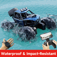 4D-Y10 Amphibious Off-Road RC Truck – 8K FPV, 4WD Climbing Monster