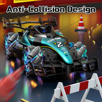 4DRC Y2 Gesture Hand Remote Control Car for Kids Age 6-12 Year Old 2.4GHz 4WD 360°Rotation Drift RC Stunt Car with Light & Music & Spray 1:12 Scale Toy Cars Gift for Boys Girls