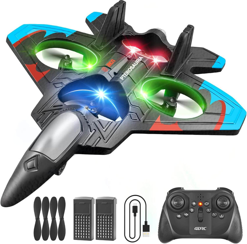 Flying Remote Control 4DRC V32 Remote Control Airplane with Coloured Lights