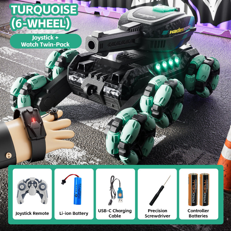 4D-Y13 Stunt Water Gel Tank – 4/6/8-Wheel RC Battle Vehicle