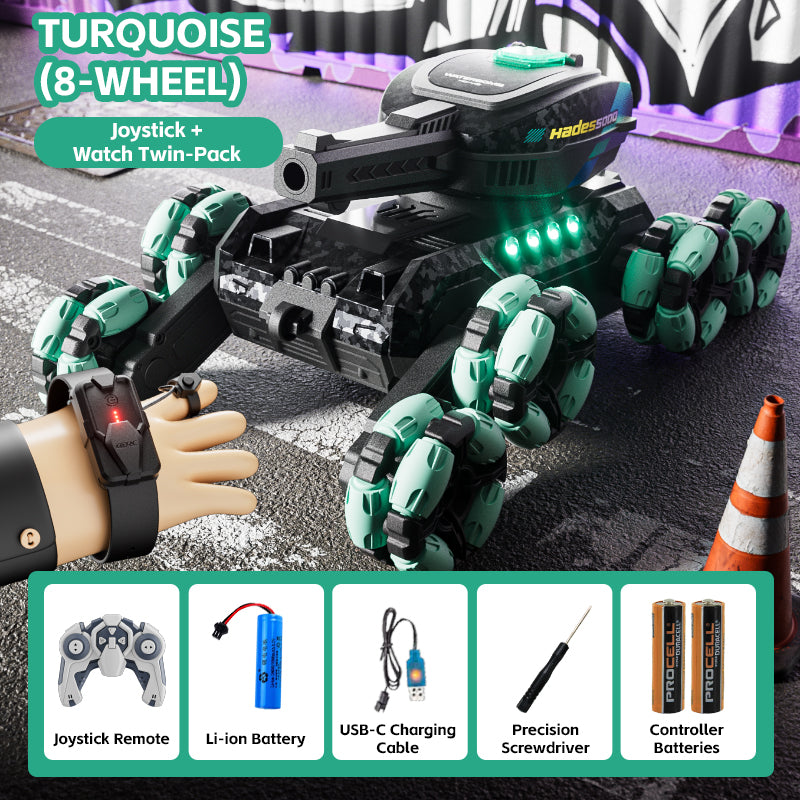 4D-Y13 Stunt Water Gel Tank – 4/6/8-Wheel RC Battle Vehicle