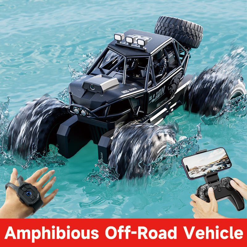 4D-Y10 Amphibious Off-Road RC Truck – 8K FPV, 4WD Climbing Monster