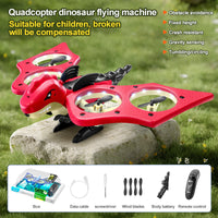 4D-V48 Dinosaur Quadcopter: Obstacle Avoidance RC Drone for Kids