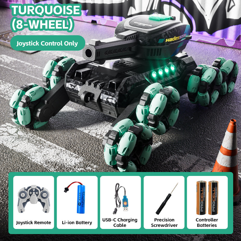 4D-Y13 Stunt Water Gel Tank – 4/6/8-Wheel RC Battle Vehicle