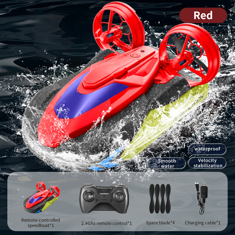 4D‑S10 Series 2‑in‑1 Amphibious Stunt Hovercraft RC Boat