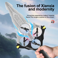 4D-V55 Flying Sword Drone | EPP Anti-Drop Stunt RC Aircraft for Beginners