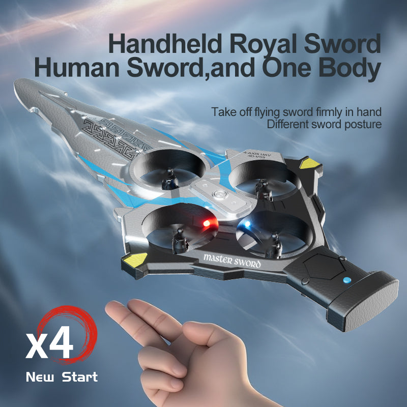 4D-V55 Flying Sword Drone | EPP Anti-Drop Stunt RC Aircraft for Beginners