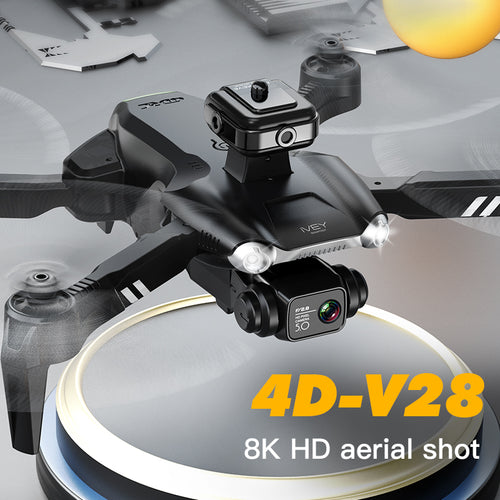 4D-V28 Brushless GPS Drone – 8K Dual Camera, Foldable Aerial Photography（GPS）