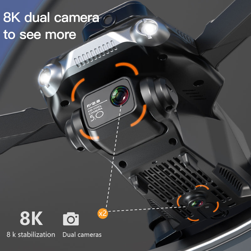 4D-V28 Brushless GPS Drone – 8K Dual Camera, Foldable Aerial Photography（GPS）