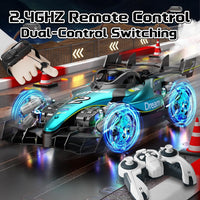 4DRC Y2 Gesture Hand Remote Control Car for Kids Age 6-12 Year Old 2.4GHz 4WD 360°Rotation Drift RC Stunt Car with Light & Music & Spray 1:12 Scale Toy Cars Gift for Boys Girls