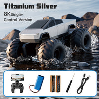 4D-Y10-2 Cyber Amphibious RC Truck – 8K FPV, 4WD Off-Road Monster