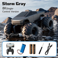4D-Y10-2 Cyber Amphibious RC Truck – 8K FPV, 4WD Off-Road Monster