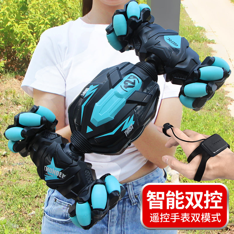 4D-C12 Gesture Sensing RC Stunt Car – 2-in-1 Transformable Twisting Drift Car
