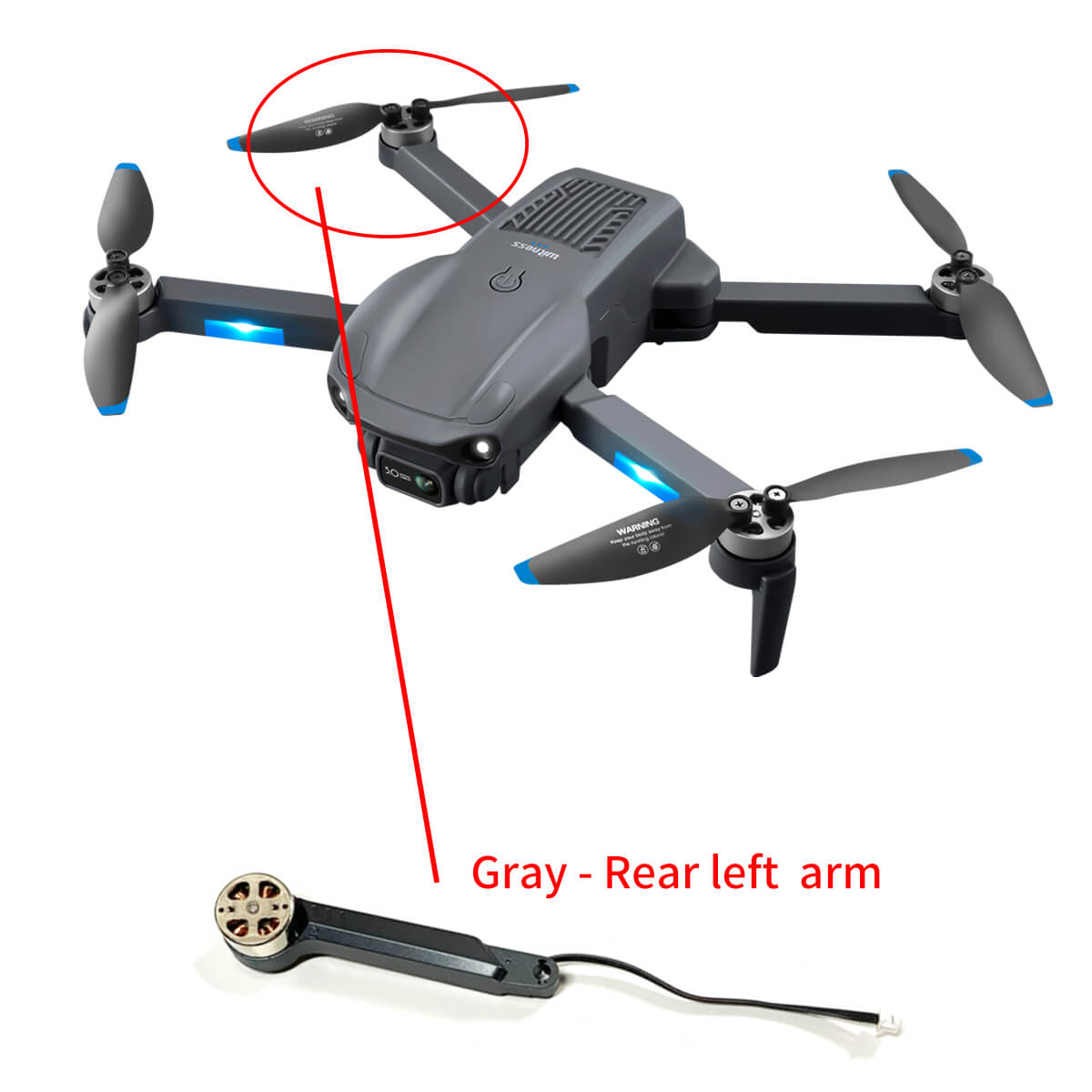 4D-F12 GPS Drone Arm with Motor accessories