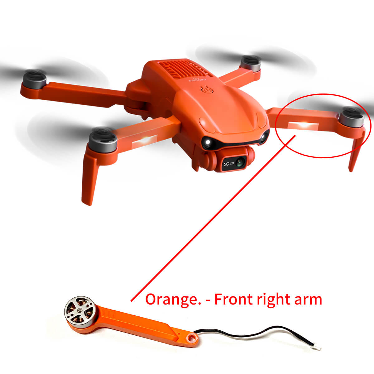 4D-F12 GPS Drone Arm with Motor accessories
