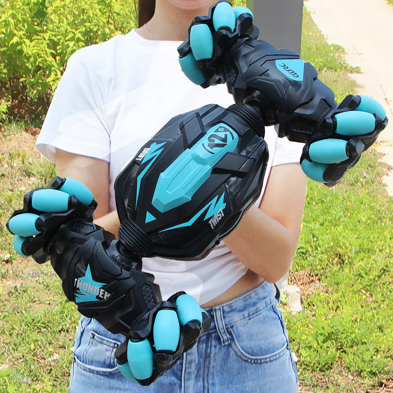 4D-C12 Gesture Sensing RC Stunt Car – 2-in-1 Transformable Twisting Drift Car