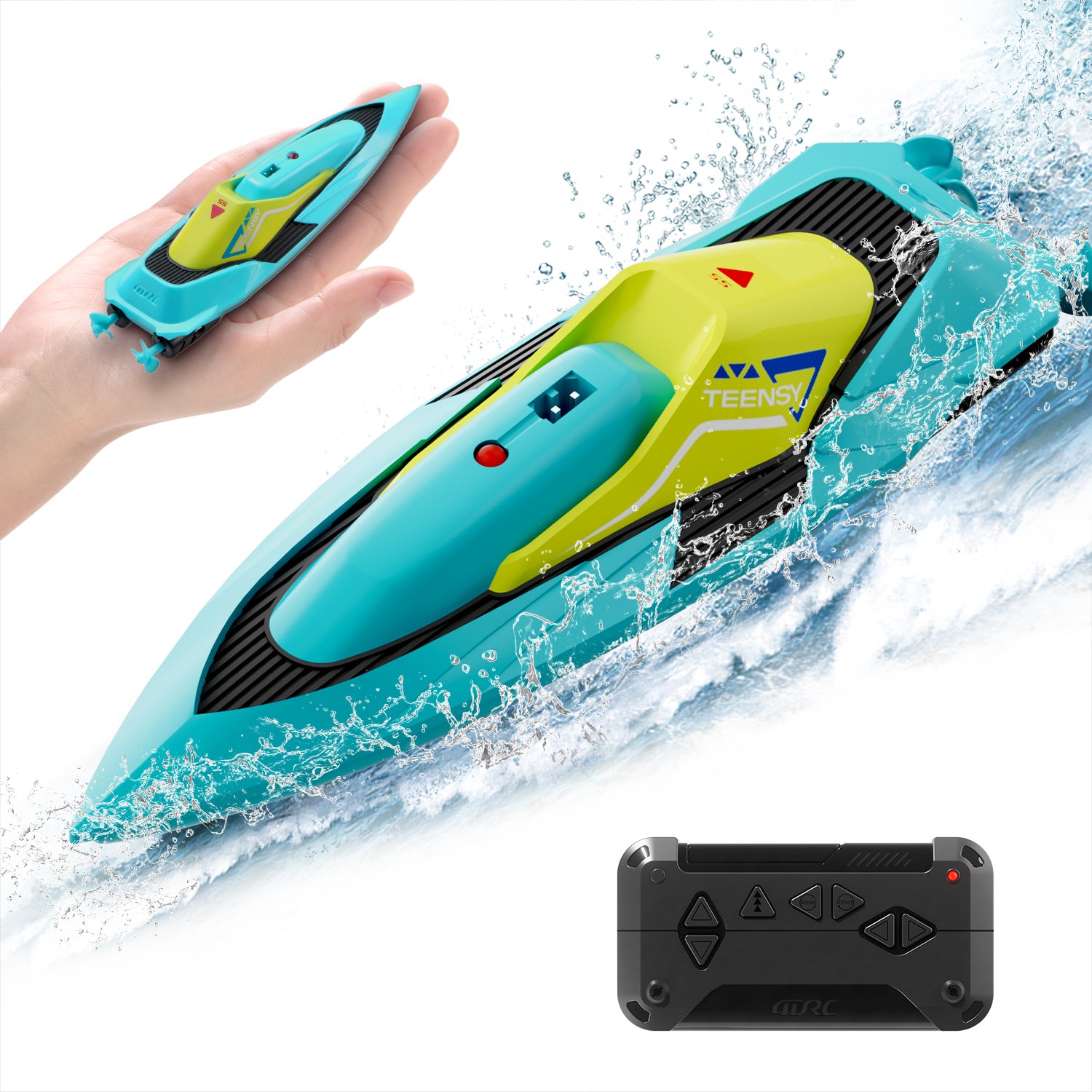 4DRC Mini Remote Control Boat | 4D-S5 Electric RC Speed Boats Toys