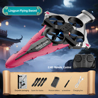 4D-V55 Flying Sword Drone | EPP Anti-Drop Stunt RC Aircraft for Beginners