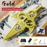 4D-V57 WiFi Flying Sword Drone – 8K HD Camera, Optical Flow Positioning, Immortal Sword Aesthetic