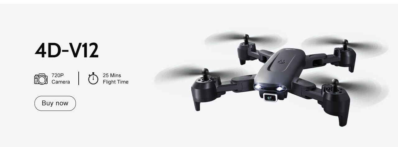 4DRC V12 foldable mini drone with HD camera