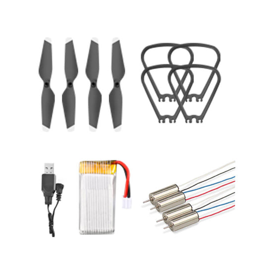 4D-V23 Drone Accessories Optional (spare battery + charging cable / spare propeller + protective cover / motors)