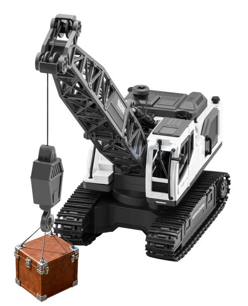 4D-E4 12-Channel RC Crawler Crane with Spray Function（1:18 Scale）