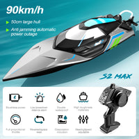 4D‑S2 MAX Series Single‑Propeller High‑Speed RC Boat (Large Size, Brushless Version)
