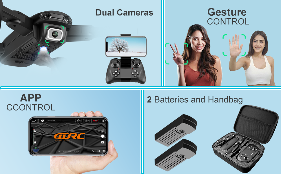 4DRC F6 Foldable Drone with 1080P HD Wifi Camera