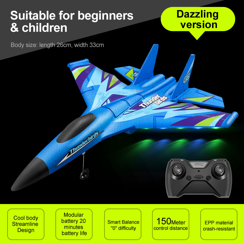 4D-G6 2CH RC Glider Fighter | Mid-Size EPP Foam RC Plane for Beginners