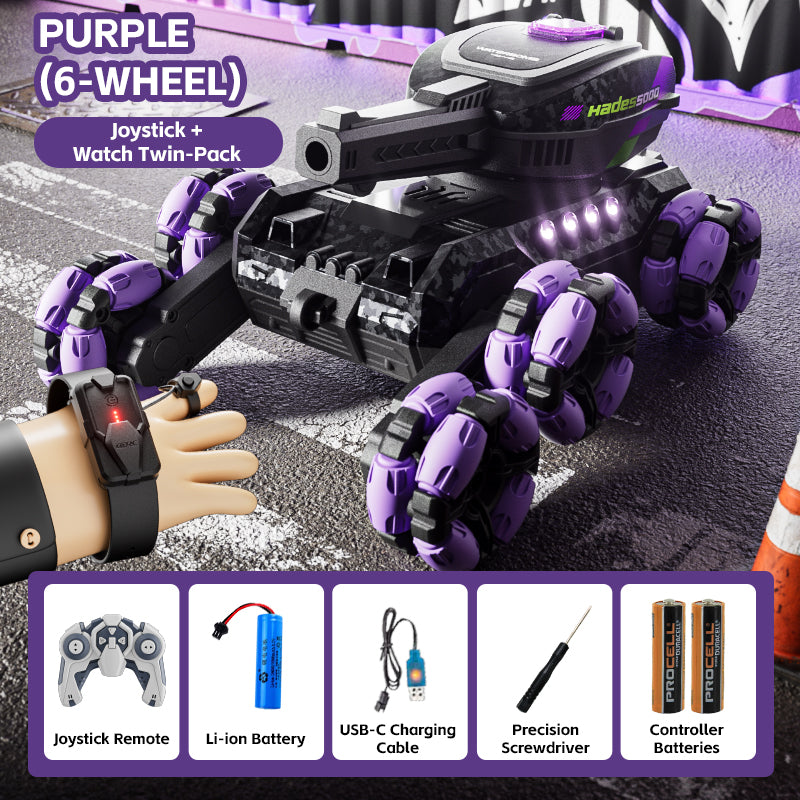 4D-Y13 Stunt Water Gel Tank – 4/6/8-Wheel RC Battle Vehicle