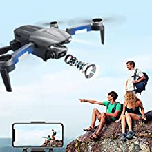 4DRC WISE F9 GPS Brushless Drone FPV Camera