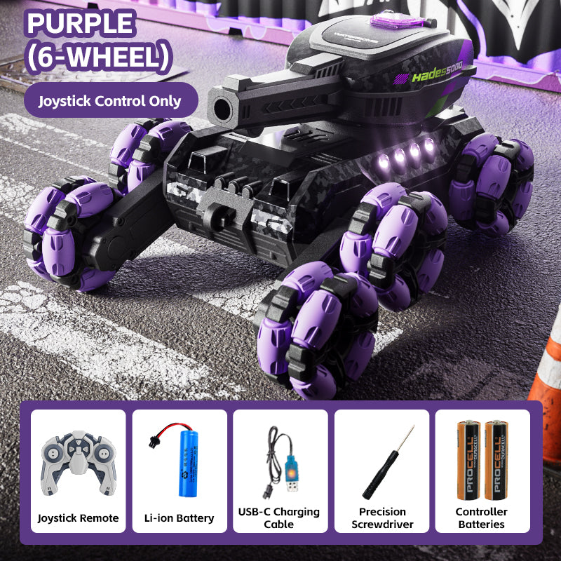 4D-Y13 Stunt Water Gel Tank – 4/6/8-Wheel RC Battle Vehicle