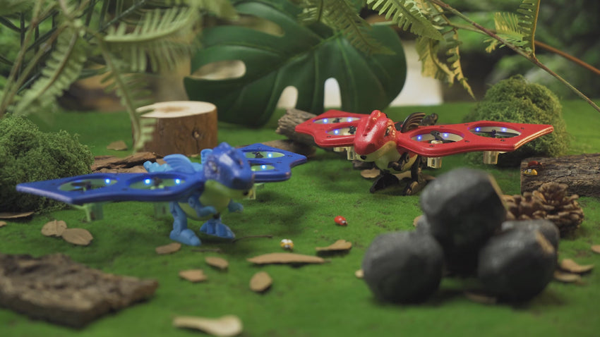 4D-V48 Dinosaur Quadcopter: Obstacle Avoidance RC Drone for Kids