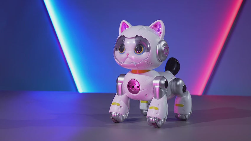 4D-Y14-2 Smart AI Robo-Cat – Interactive Gesture & Voice-Controlled Companion