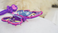 4D-V40 Glitter Butterfly Quadcopter Drone | Gravity Sensing, Obstacle Avoidance, LED Lights for Kids & Beginners