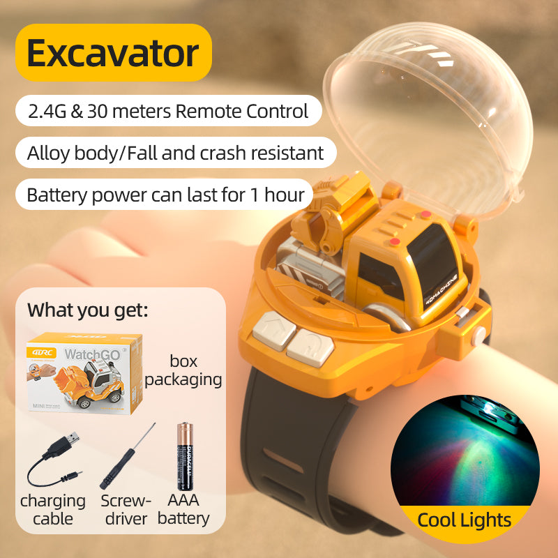 4D‑C19 Series Wrist Watch RC Construction Vehicle