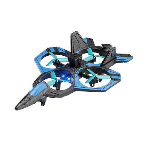 4D-V46 4-Axis Spray Combat Drone | 8K Dual Camera & Obstacle Avoidance Fighter Jet（LCD Screen Remote）