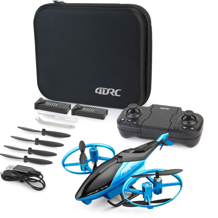 4DRC V8 Mini drone pour enfants RC Helicopter Quadcopter avec télécommande, 3D Flips, mode sans tête, stabilisation d'altitude, 3 vitesses, 3 batteries, cadeau pour les enfants et les débutants 4DRC V8 Mini drone pour enfants RC Helicopter Quadcopter avec télécommande, 3D Flips, mode sans tête, stabilisation d'altitude, 3 vitesses, 3 batteries, cadeau pour les enfants et les débutants
