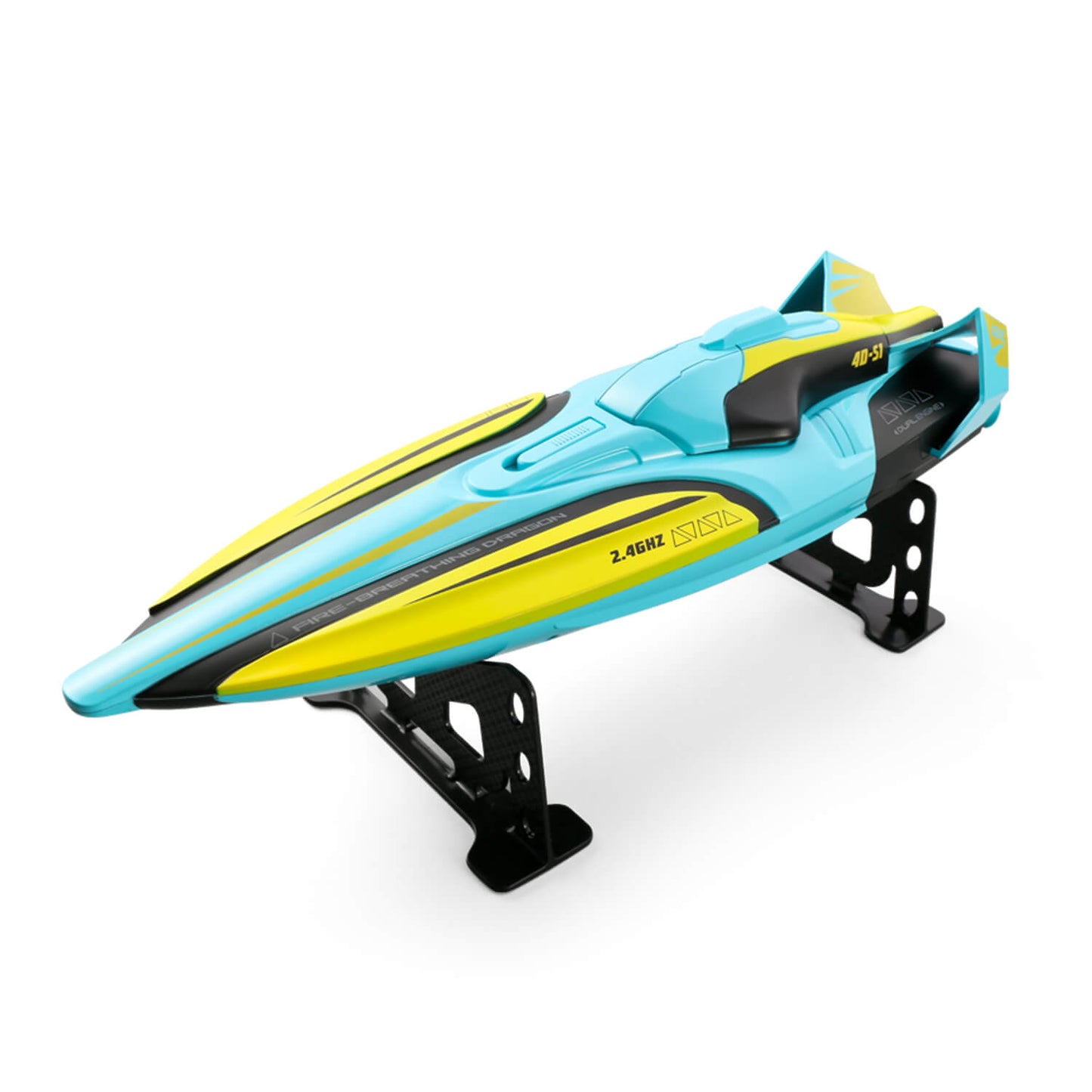 4D-S1 Remote Control Boat (Yellow) with 2 Batteries