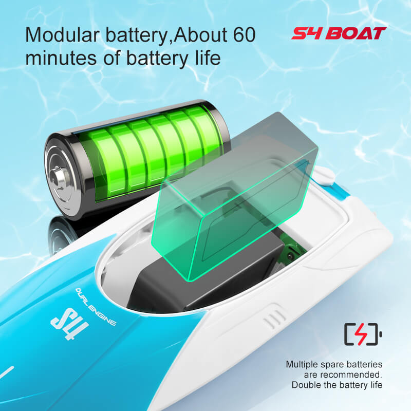 4DRC 4D-S4 remote control boat children's speedboat toys