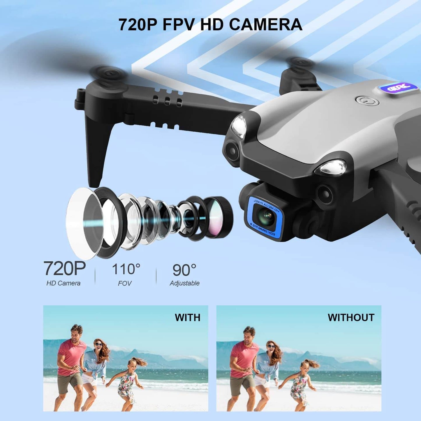 4D-V20 Mini Drone WIFI FPV Camera