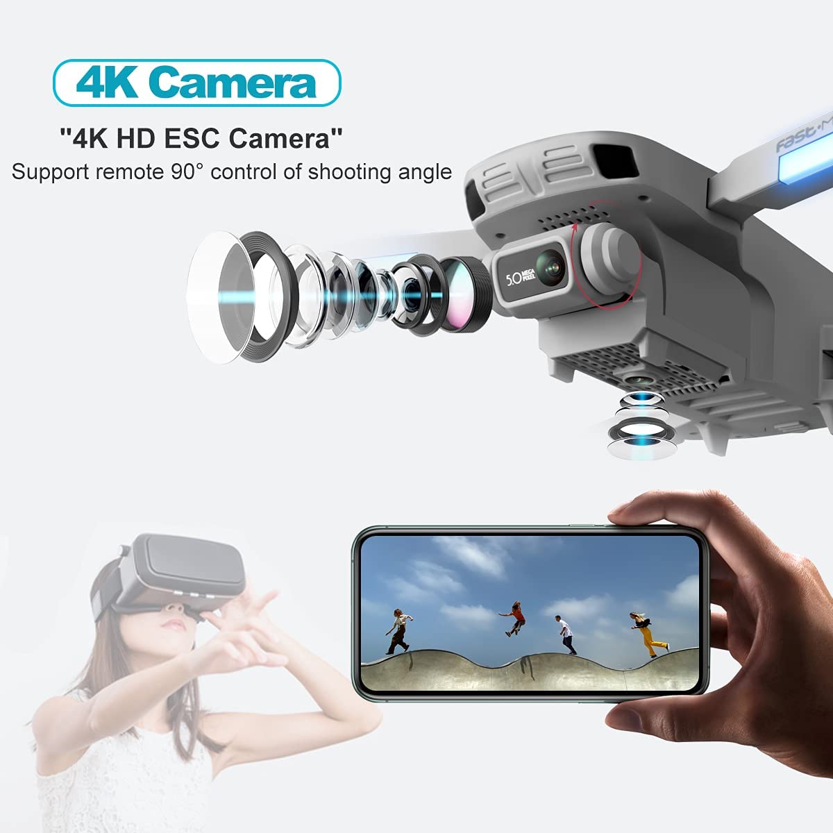 Virtual Reality HD Video Drone @