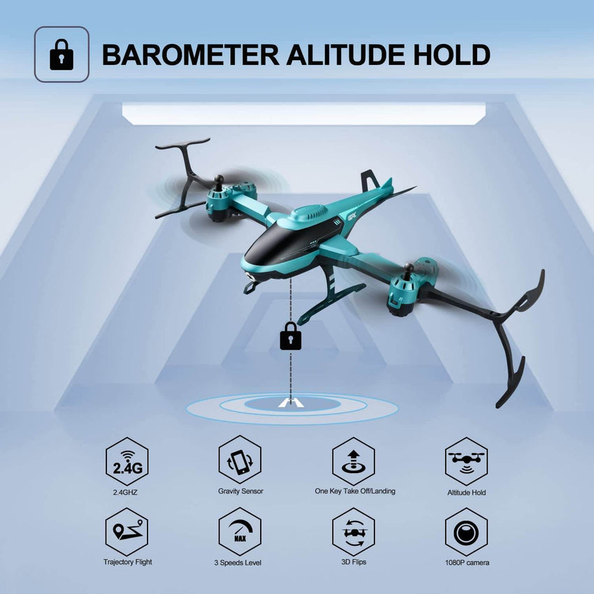 4D-V10 RC Helicopter with 1080P Camera