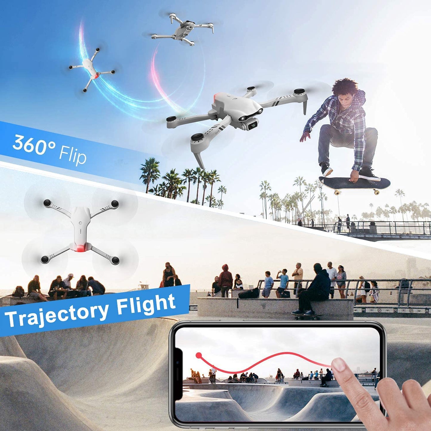 4D-F10 WiFi/GPS Drone with HD Camera