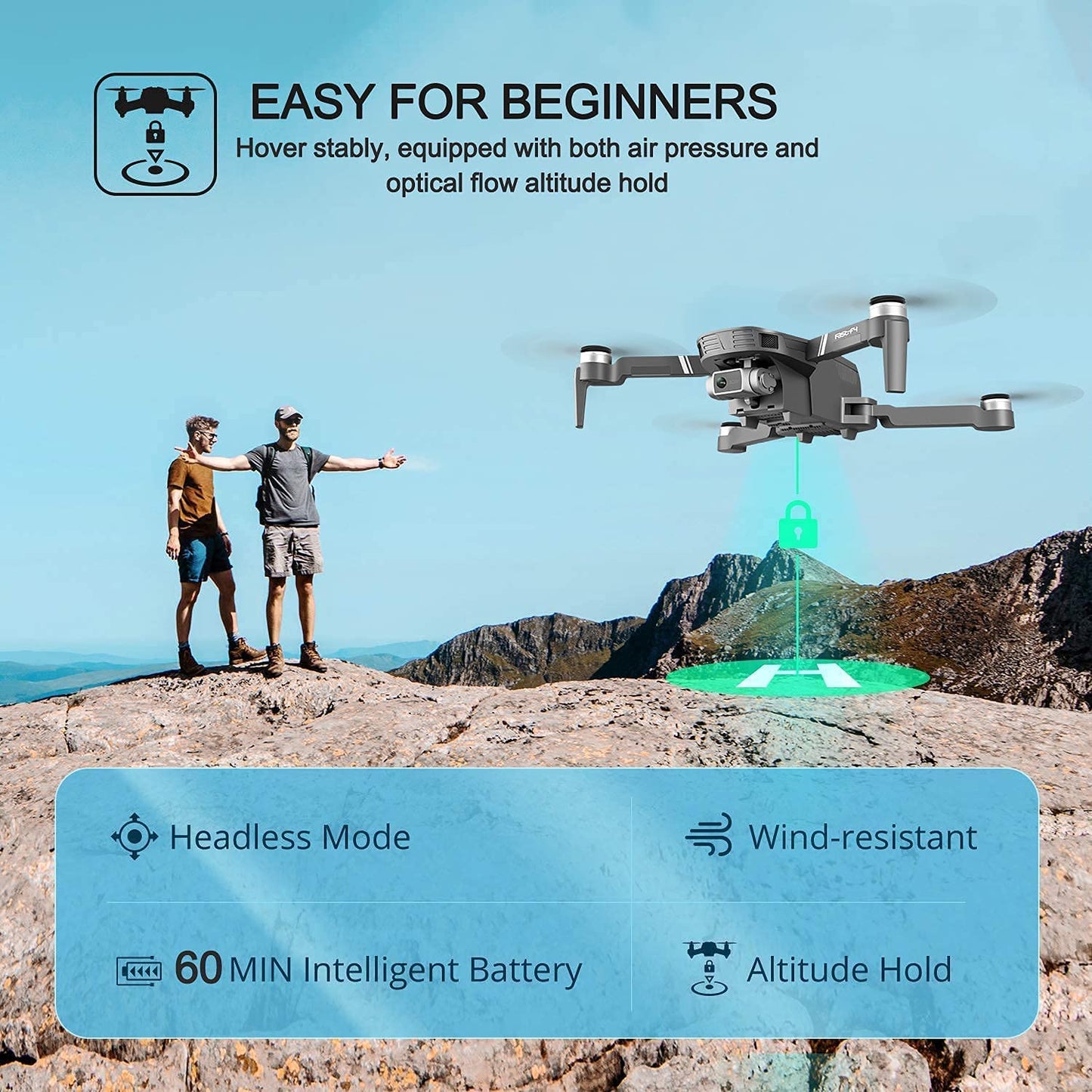 4D-F4 Brushless GPS Drone with 4K Camera