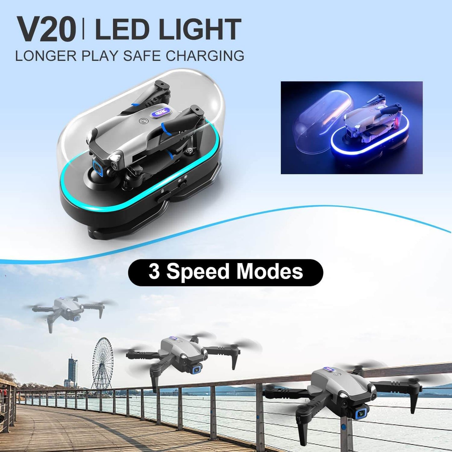 4D-V20 Mini Drone WIFI FPV Camera