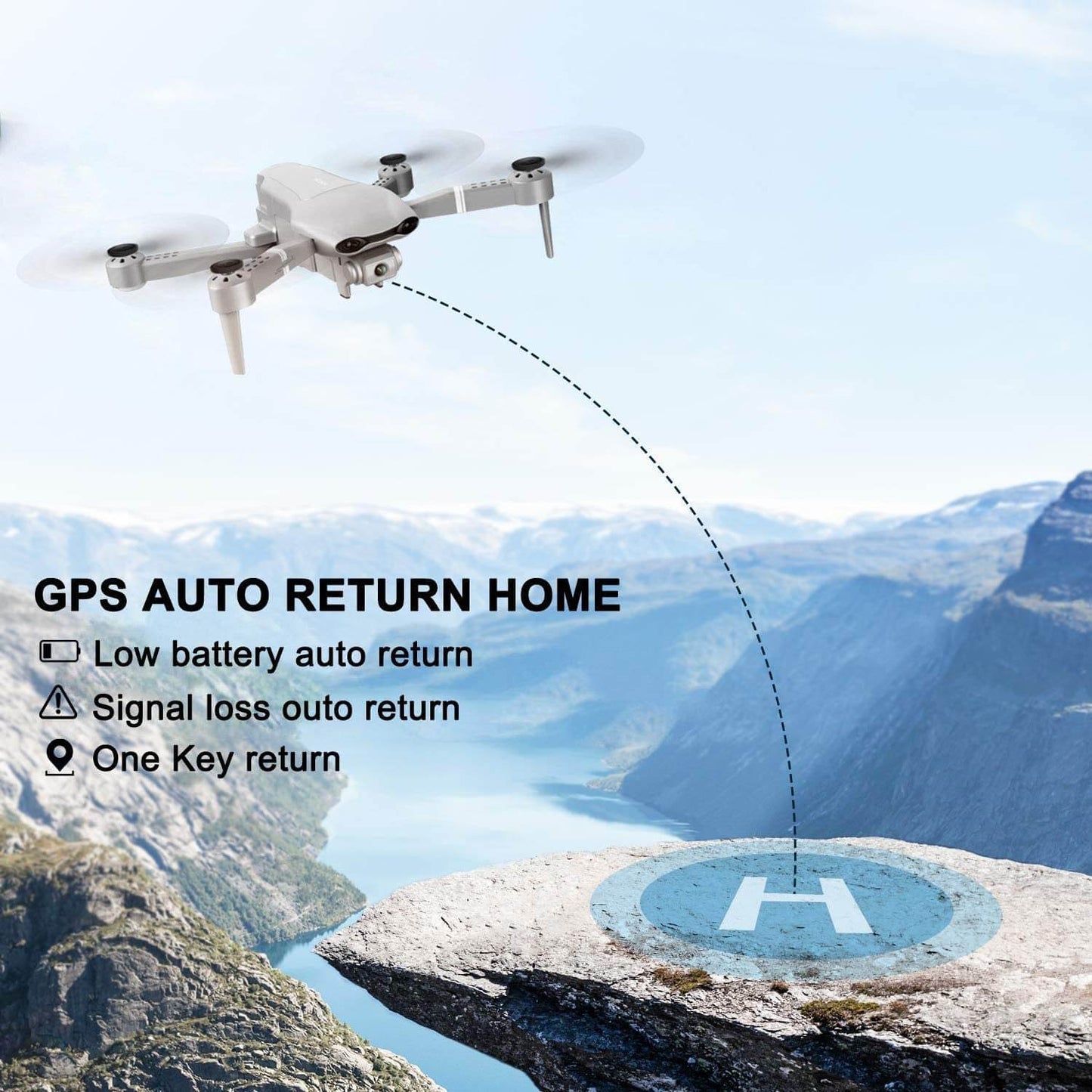 4D-F3 GPS Drone with FHD Camera