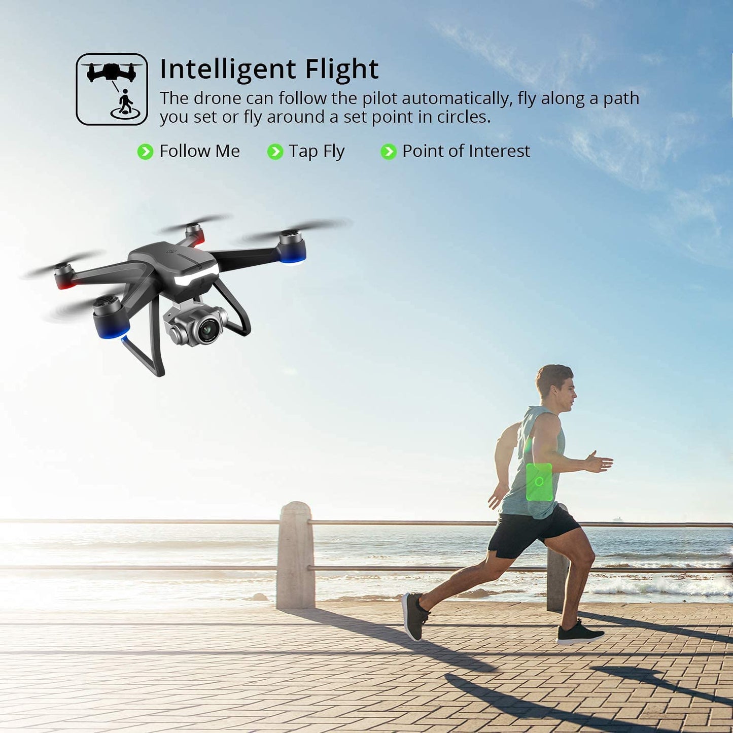 4D-F11 Brushless Motor GPS Drone with 4K Camera